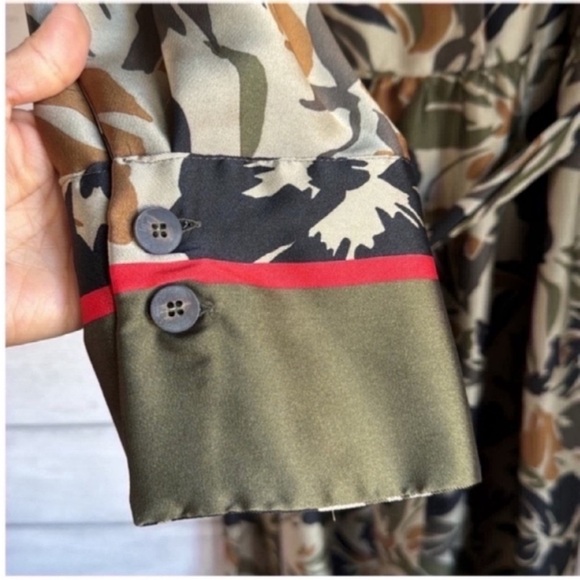 Zara Floral Midi Belted Dress - Picture 7 of 7